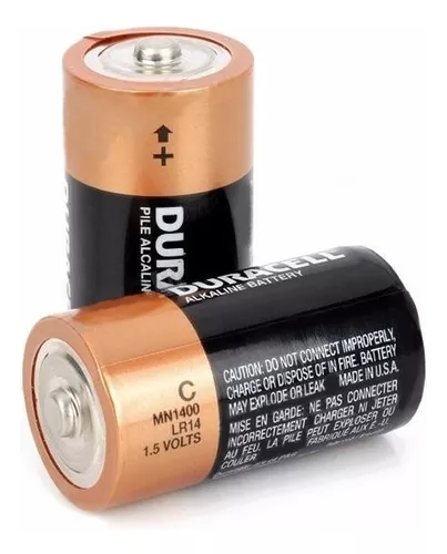  Duracell Baterías alcalinas C  Batería C multiusos CopperTop  de larga duración para el hogar y la empresa - 14 unidades : Salud y Hogar