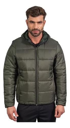 Jaqueta Puffer Bobojaco Masculina Forrada Impermeavel