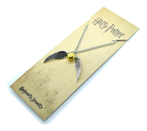 Collar Golden Snitch Del Juego Quidditch