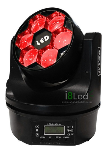 Moving Bee Eye 6 Leds Osram De 15w Rgbw Quadriled Dmx