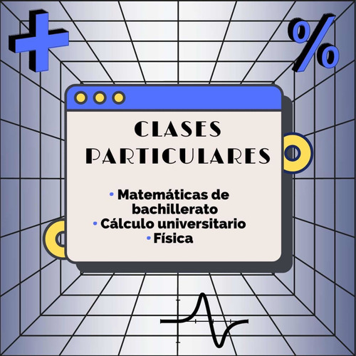 Imagen 1 de 1 de Clases Particulares De Matematica Calculo Y Fisica
