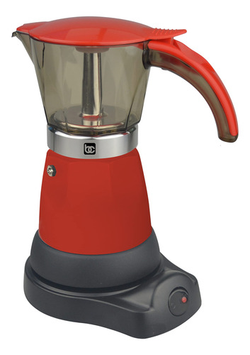 Bene Casa Rojo Portátil Eléctrico Espresso Maker 3 O 6