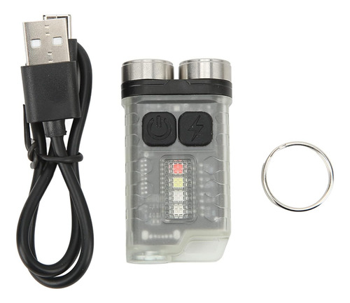 Llavero Linterna, 900lm Recargable 12 Niveles De Luz Mini Li