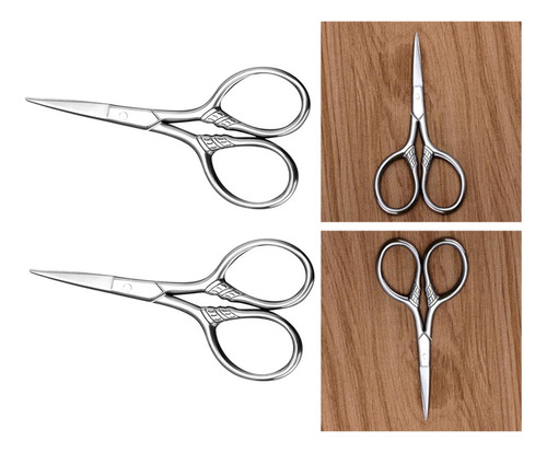 2 X Barba Belleza Inoxidable Bigote Cejas Nariz Recortar