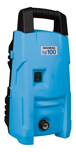 Imagen 1 de 1 de Hidrolavadora eléctrica Gamma Máquinas 100 Blue Line turquesa de 1200W con 90bar de presión máxima 220V