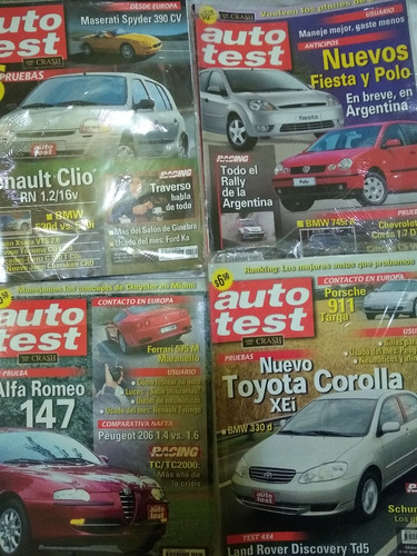 Revista Auto Test Año 2002 Precio X Cada Uno Nro 135 A 146