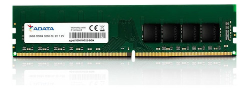 Memória Desktop Adata 16gb Ddr4 3200mhz - Ad4u320016g22-sgn