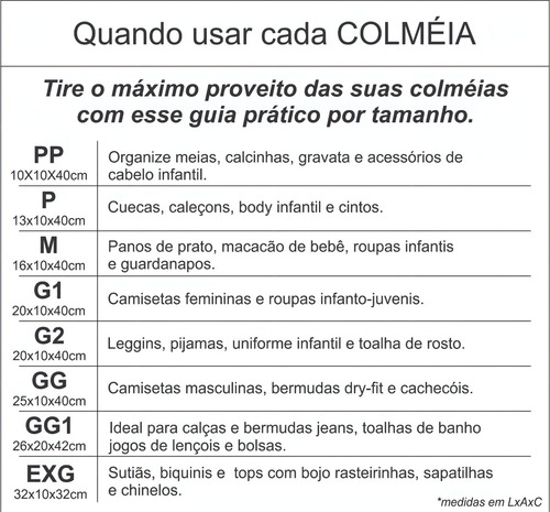 Colmeias Organizadoras Gaveta G G Transparente C/ 4 Unidades
