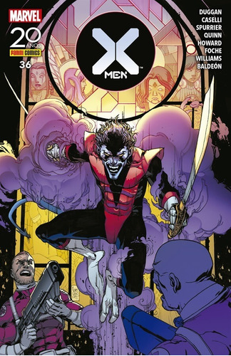 X-men - 36, de Spurrier, Si. Editora Panini Brasil LTDA, capa mole em português, 2022