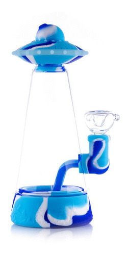 Imagen 8 de 8 de Pipa De Agua Bong Silicon Vidrio