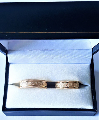 Bellas Argollas Comfort En Chapa Oro 24k Paquete Gratis