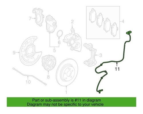 Sensor Abs Trasero Mercedes Cla250 13-19 Cla180 13-19