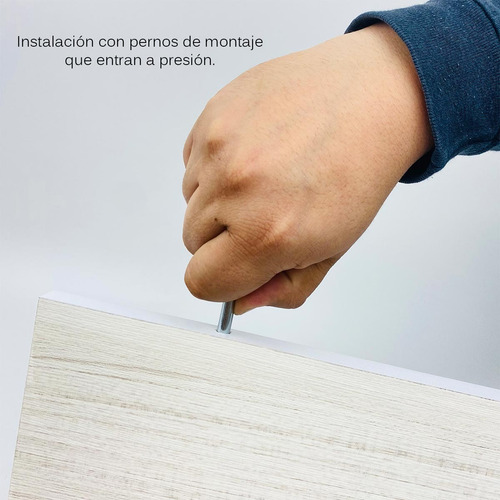Imagen 6 de 10 de 3 Repisas Flotantes Modernas Minimalistas Melamina 80x20 Cm
