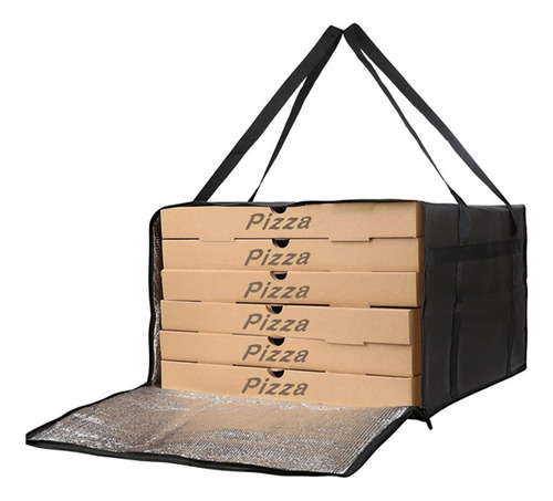A Bolsa Develivey Aislada Para Pizza Y Alimentos, Asa De