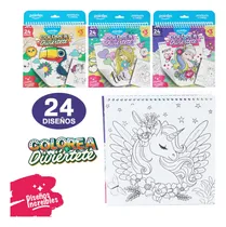 Comprar Libro De Colorear Infantil Espiral 24 Hojas Pointer.