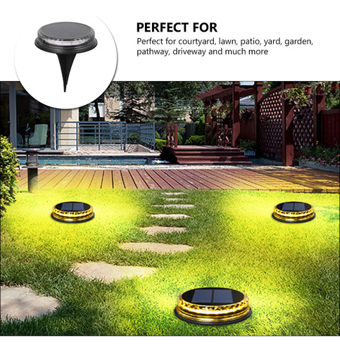 Luces Solares Luz Solar Enterrada Para Jardín Al Aire Libre