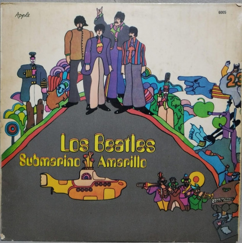 Los Beatles  Submarino Amarillo Lp Argentina 1969