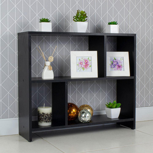 Rack Para Tv Nicho Aparador Madeira Preto Para Sala Quarto