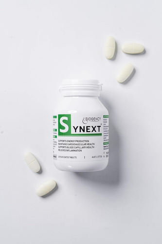 Synext Nad+ Suplemento De 30 Pestañas Apoya La Energía Fabricada En Australia