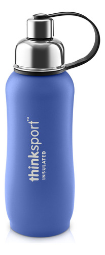 Thinksport Botella Deportiva De Acero Inoxidable, Azul (25 O