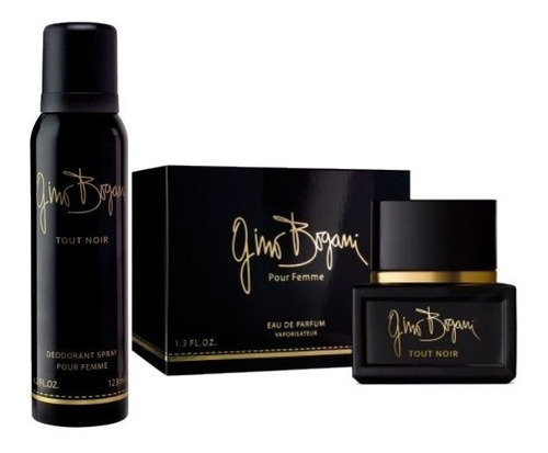 Perfume Mujer Gino Bogani Tout Noir Pour Femme 60ml + Desodorante