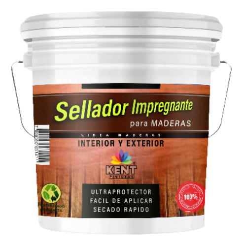 Sellador Impregnante De Madera Incolora Tineta 20 Lts