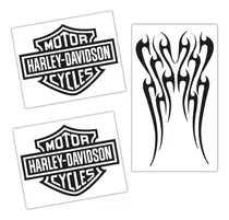 Comprar Sticker Calcomanía Harley Davidson Escudo Vinil Trocas Motos