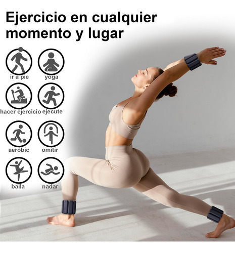 2pcs Polainas Para Tobillos Y Muñecas, (2x0.5 Lb) Pesas De