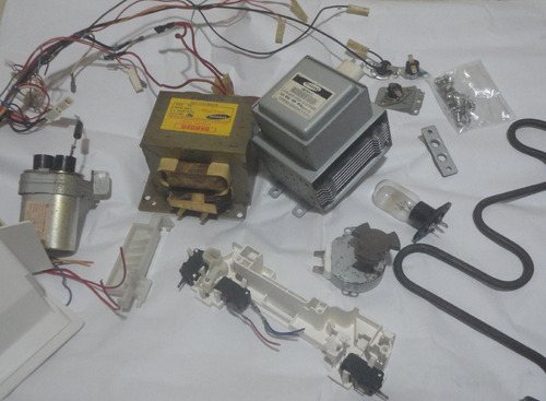 Magnetrón Y Transformardor Microondassamsungc/grillage0103mb (Usado)