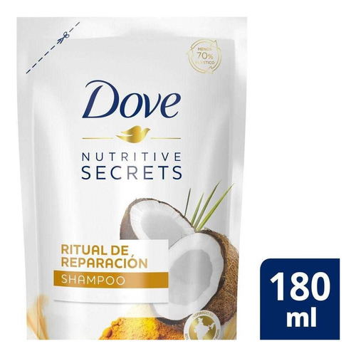 Dove Shampoo Ritual Reparacion Repuesto X 180 Ml