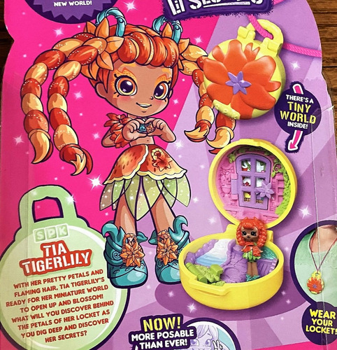 Muñeca Shopkins Lil Secrets Tia Tigerlily (Usado)