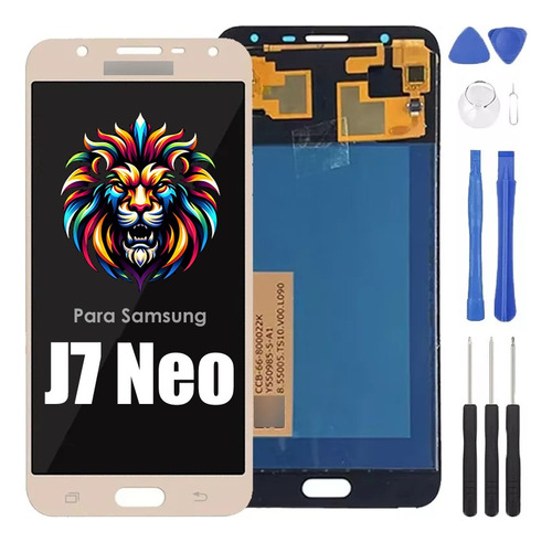 Pantalla Display Para Samsung J7 Neo Tft Touch J701 Dorado