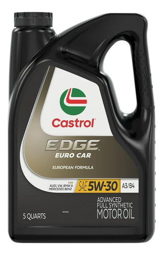 Aceite Castrol Edge 5w30 Fórmula Europea Sintético 4.73 Lt