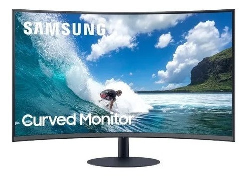 Imagen 1 de 8 de Monitor Samsung 32 Fhd T550 Curvo 1000r Full Hd 75hz Pc