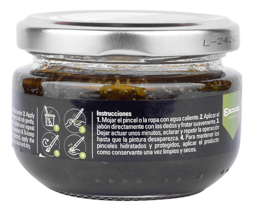 Jabon Vegetal Para Pinceles 100gr Escoda