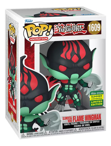Funko Pop Yu-gi-oh! Elemental Hero Flame Wingman Sdcc 2024