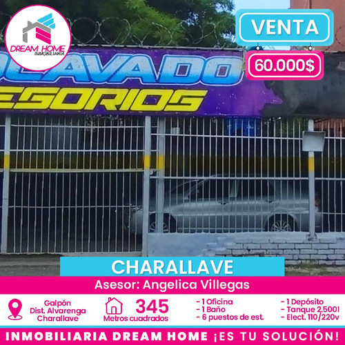 Galpon En Venta Distribuidor Alvarenga - Charallave