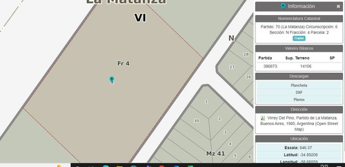 Imagen 3 de 3 de Terreno En Venta En Virrey Del Pino