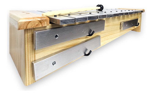 Metalofone Orff Soprano 13 Teclas - P2030 Vibratom Cor Madeira
