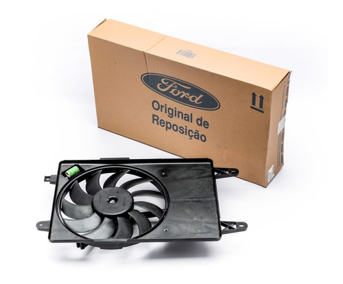 Imagen 3 de 7 de Motor Y Ventilador Con Deflector Ford Fiesta