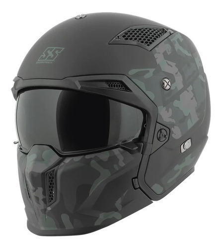 Casco Speed & Strength Ss2400 Cat 3 N 1 Abierto 3/4 Integral