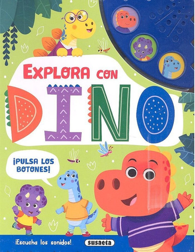 Explora Con Dino, De Ediciones, Susaeta. Editorial Susaeta, Tapa Dura En Español