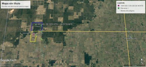 Imagen 2 de 5 de Terreno Campo En Venta Ubicado En Ingeniero Luiggi, Realicó, La Pampa