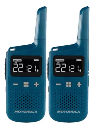 Duo Walkie Talkie Handy Motorola T383 40km 22 Canales Uhf