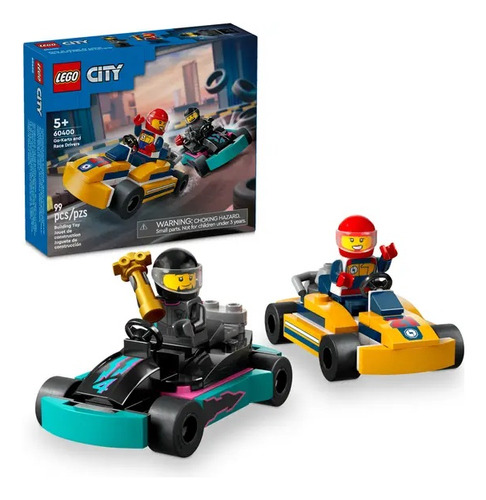 Lego City Karts Y Pilotos De Carreras 60400