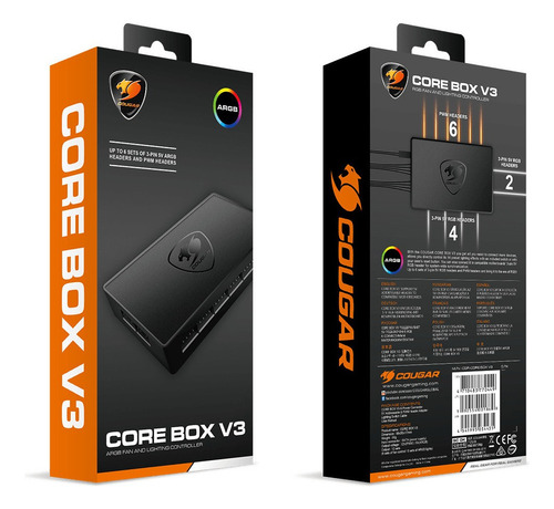 Controlador De Fan Cooler Argb Core Box V3 Cougar