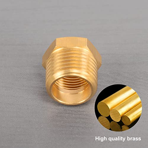 Adaptador De Tubo De Latón Winmien, Sin Reducción Hexagonal
