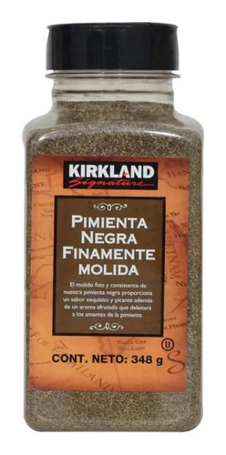 Kirkland Signature Pimienta Negra Finamente Molida 384 G