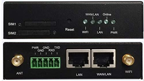 Router Vpn 4g, Router Industrial Dual Sim 4g Lte Wifi 3g/4g. Color Versión Americana B1/2/3/4/5/7/8/28/40