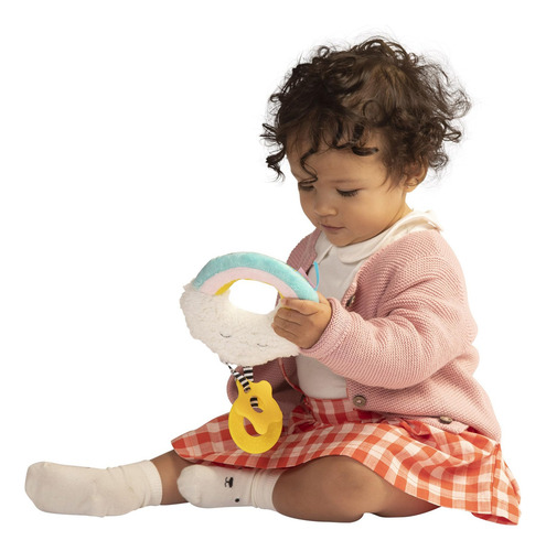 Toy Cherry Blossom Days Cloud Baby Circle Sonajer de Manhattan. Cor Multicolor